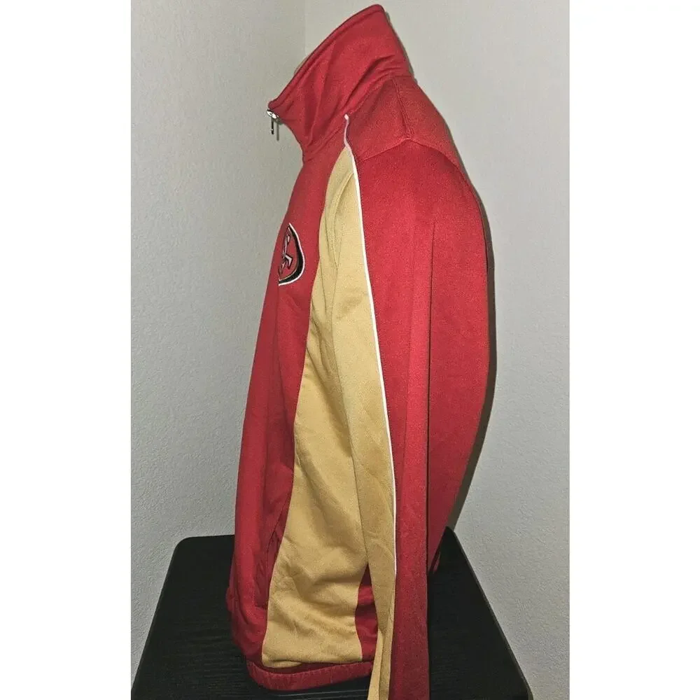 NWT! NFL San Francisco 49ers Pullover Performance Fleece 1/4 Zip Jacket Small